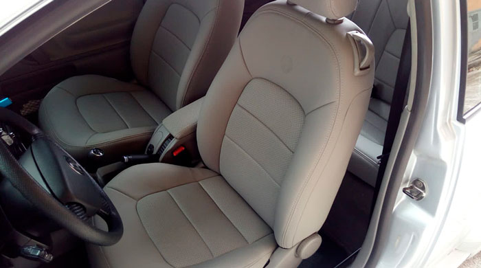 restauração de assento de veículo