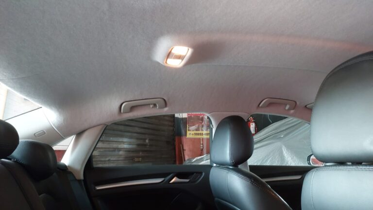 restauração de teto de carro